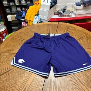 Nike K State  Men's Deep Purple Replics Game Athletic Shorts